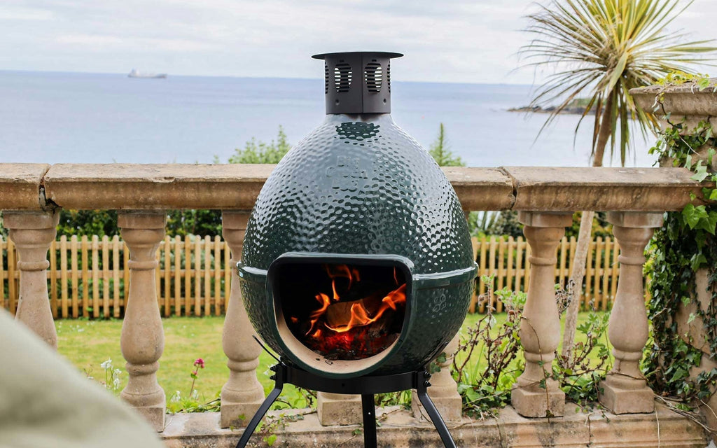 Big Green Egg Chiminea